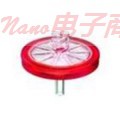 玖梧 聚四氟乙烯（PTFE）針頭式過濾器, 疏水, 孔徑:0.22(μm), 直徑:25(mm)，紅色，100個/包