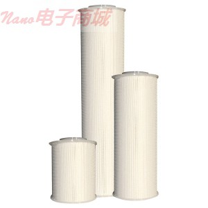 Filter Cartridges30-3/4“L 濾芯，百褶所有聚丙烯，1.0微米