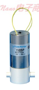 Cole-Parmer?惰性電磁自吸式微型泵，150微升，12 VDC，PPS，EPDM