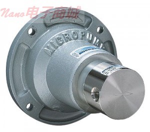 Micropump NEMA類型56 C電機吸塊齒輪泵頭，3.48毫升/轉(zhuǎn)，316不銹鋼體，PEEK齒輪，氟橡膠密封件