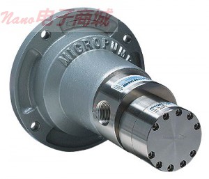 Micropump腔式泵齒輪泵頭為NEMA類型56 C電機(jī)，24.5毫升/轉(zhuǎn)，316不銹鋼體，PEEK齒輪和氟橡膠密封件