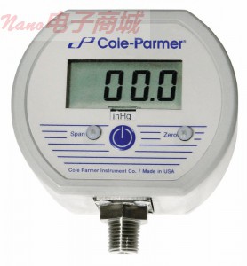 Cole-Parmer CPF4BBL30PSIG-5 數字壓力表