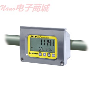 DYNASONICS TFX ULTRA求總極值的積分換能器1“ANSI管超聲波流量計，3.5至108 GPM（13至409 LPM）