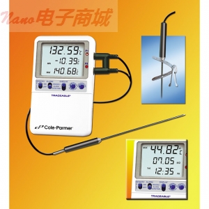 Cole-Parmer 6410CP Hi-1不銹鋼手柄探頭精度RTD冰箱溫度計(jì)
