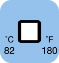 Cole-Parmer 溫度點指示標簽;溫度點，104°F（40°C），50 PK,01ECOP0040C01PK