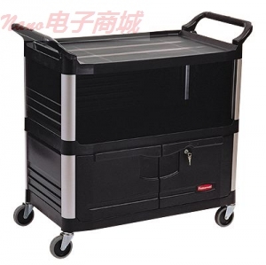 Rubbermaid 4095 GRAY/BLK 小推車