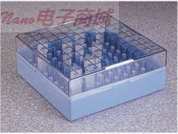 -ROC  帶13×13間隔器的凍存盒CryoBox with 13 x 13 divider, white PC with clear lid