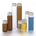 EP Scientific GVB-100C-MIA  40ml 透明樣品瓶，0.125”粘合蓋墊，已認證，散裝，無條形碼 EP 40ml Vial clear 0.125" bonded septum certified bulk no bar codes