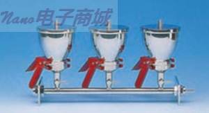 Whatman AS310/3多通道不銹鋼真空過濾系統(tǒng)10445835 AS310/3 SS VAC3 500ML 1/PK