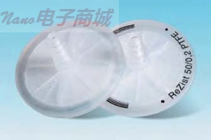 Whatman ReZist50針頭式濾器10463608 REZIST 50/0.2 PTFE 10/PK，直徑：50mm，孔徑：0.2um，未滅菌