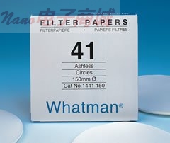 英國Whatman 14418151，Grade 41無灰級定量濾紙，20μm，8INx10IN