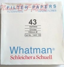 英國Whatman 1442-971，Grade 42無灰級定量濾紙，2.5μm，Flag S093H0