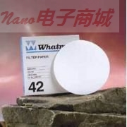 英國Whatman 1442-042，Grade 42無灰級定量濾紙，2.5μm，4.2CM