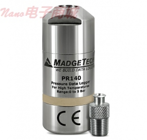 MadgeTech PR140耐高溫 高壓蒸汽滅菌壓力記錄儀 （140℃）