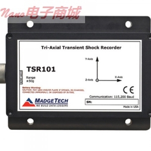 MadgeTech邁捷克 Shock101-50-EB振動(dòng)記錄儀 配軟件和連線型號(hào)（IFC200）