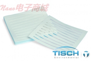 Tisch TE-230-EPM，高純度玻璃纖維開槽收集基板，100個/箱