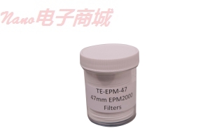 Tisch TE-EPM-47,47mm EPM2000高純度玻璃纖維過濾器，100 /包