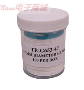 Tisch TE-G653-47,47mm直徑玻璃纖維過濾器，100 / pk