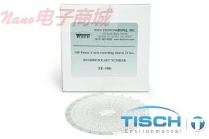 Tisch TE-106，記錄器圖表，100 /盒